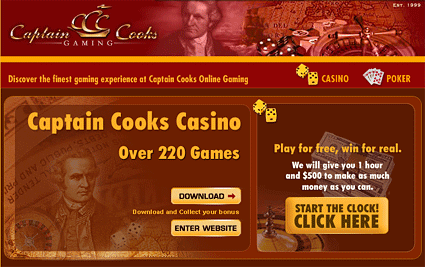 Visit Captain Cooks Online Casino Now!