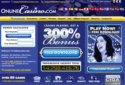 Visit Onlinecasino Online Casino now!